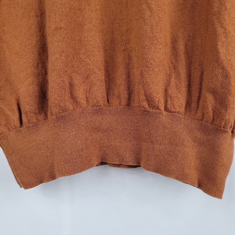 Opening Ceremony Rust Ruffle Sweater - Picture 6 of 9